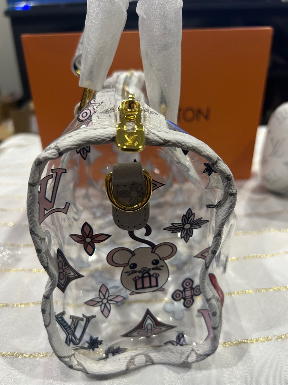 New Cute Fashion Designer Stadium CrossBody Hand Bag & Zipper Pouch Set & Charm - Picture 9 of 14